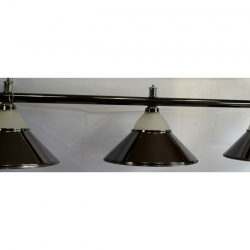 Lampa L/3 CLUB čierna/sklo