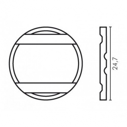 Žetón typ D 24,7mm